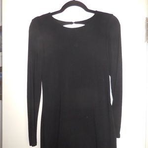 Black cut-out bodycon dress